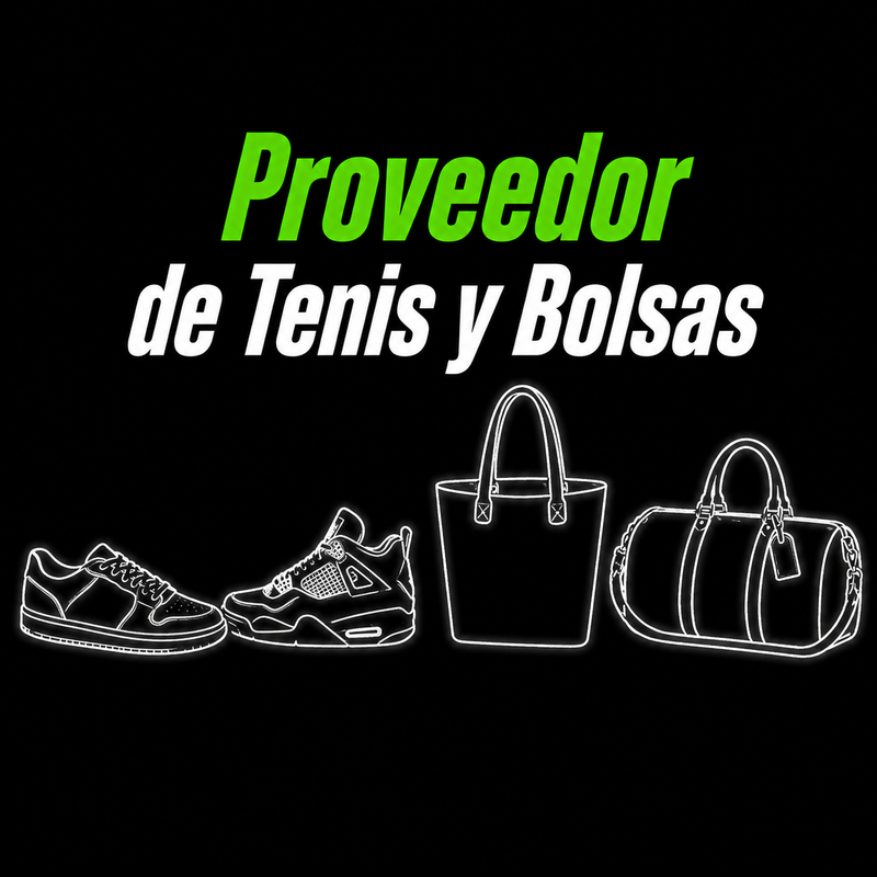 . Proveedor de tenis y bolsas
